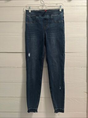 Spanx Dark Wash Women's Skinny Jeans - Blue